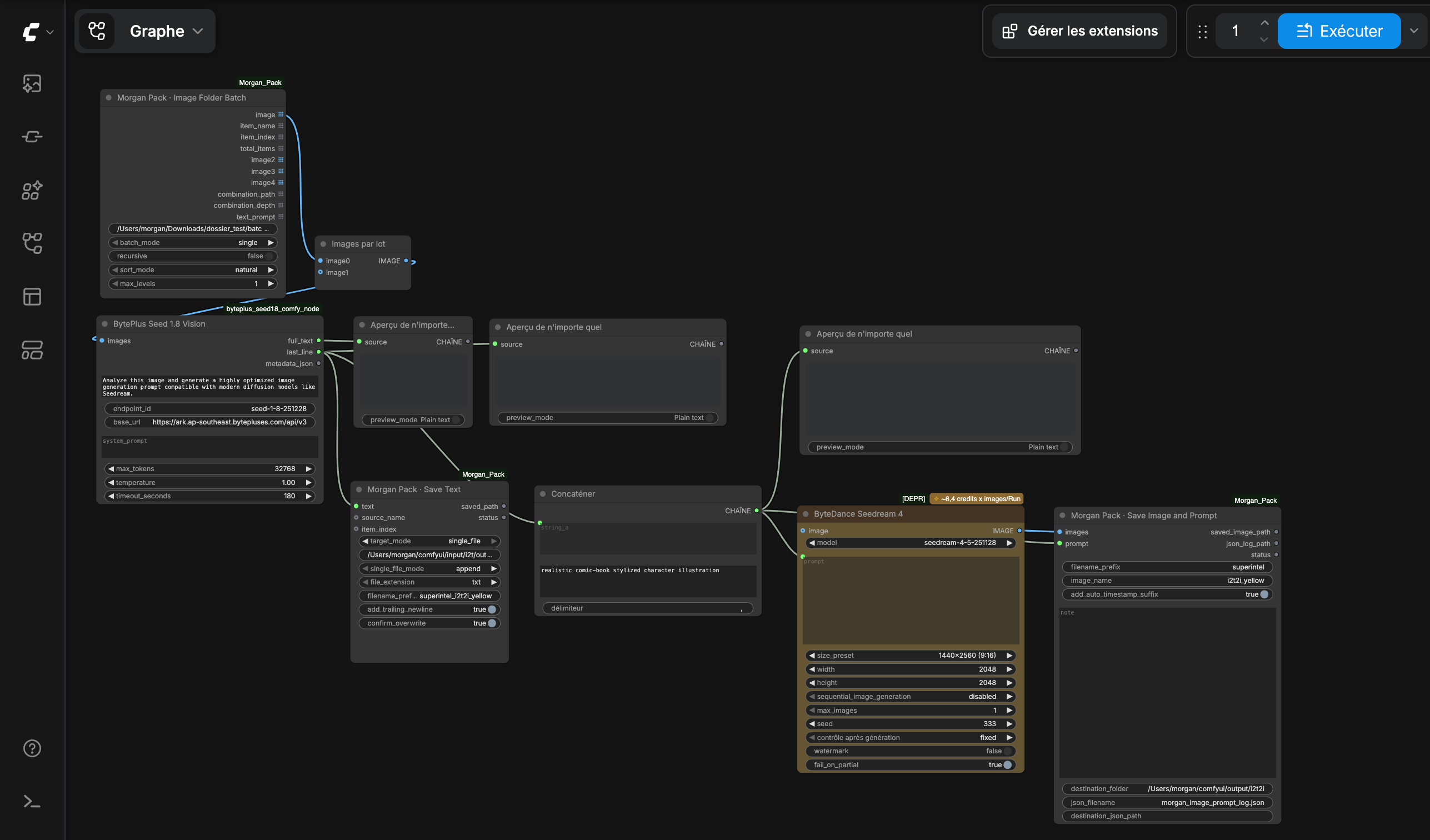 ComfyUI Batch Nodes: project visual