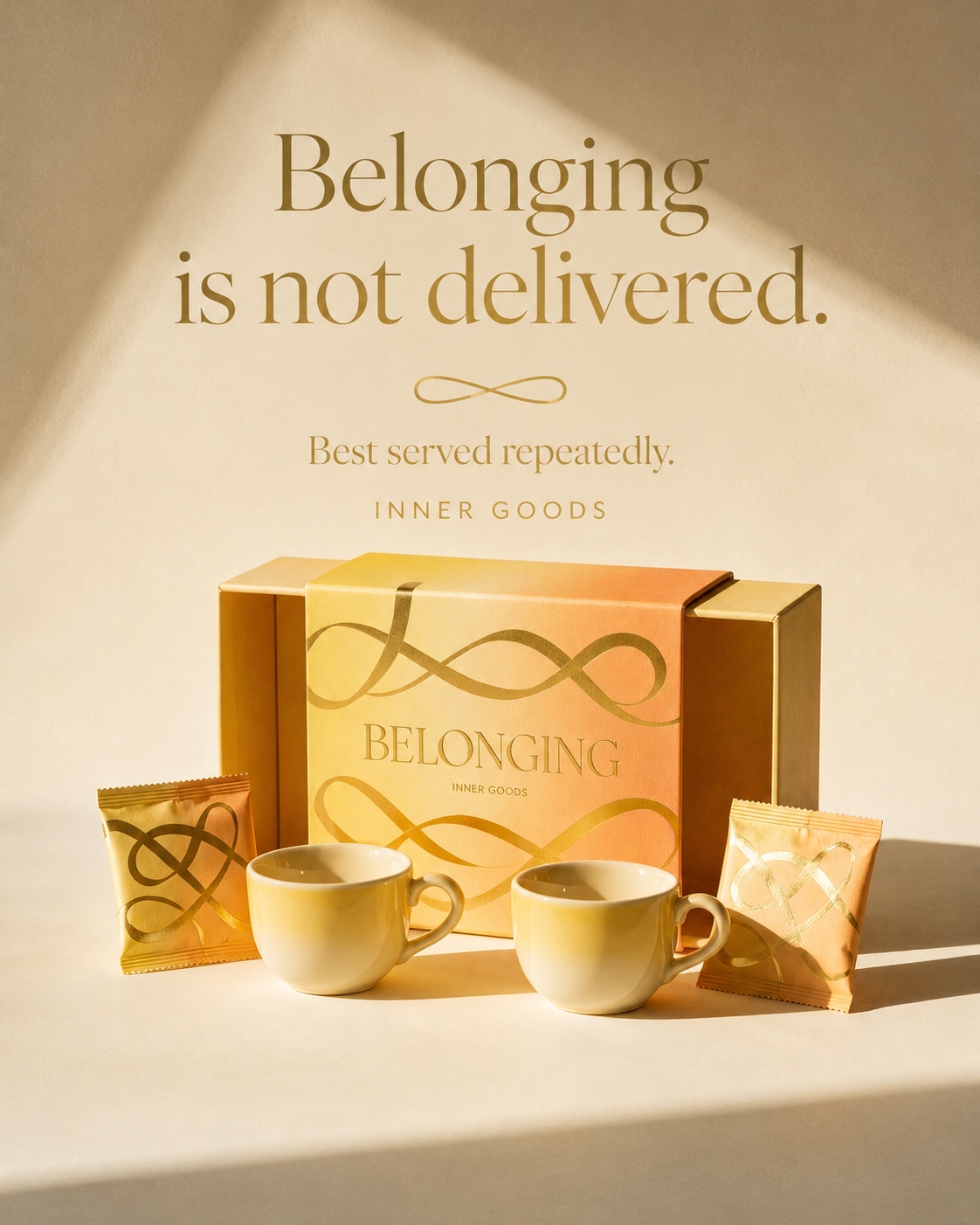 Belonging: tea ritual campaign visual