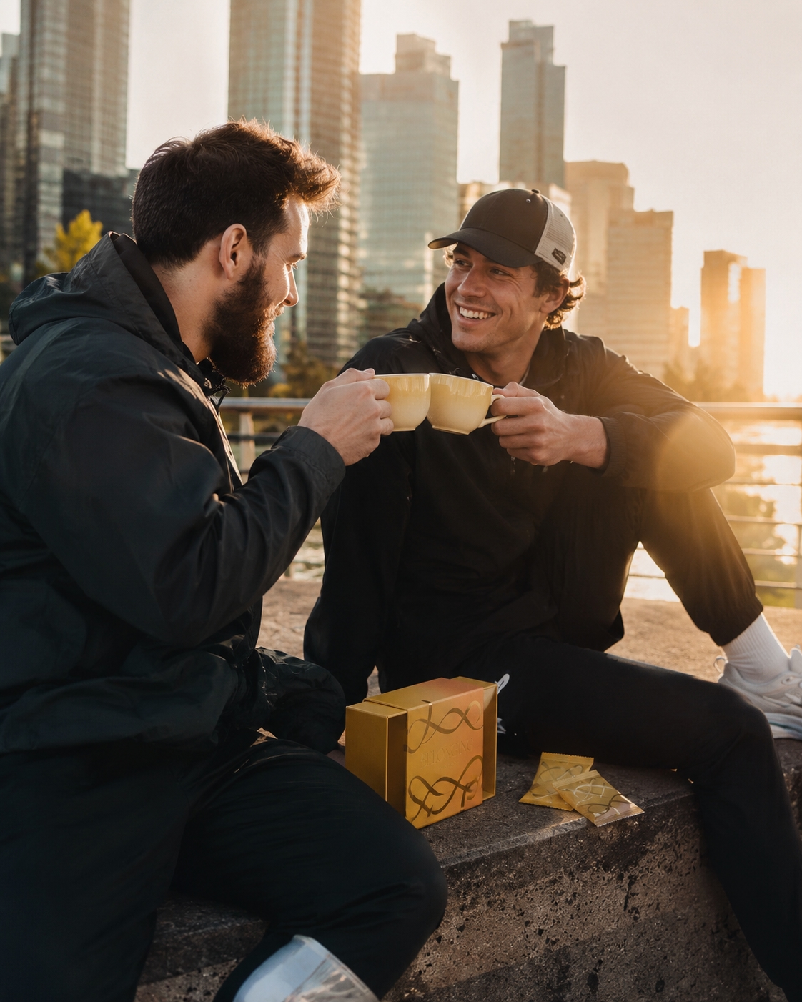 Belonging: two people sharing a ritual with the product