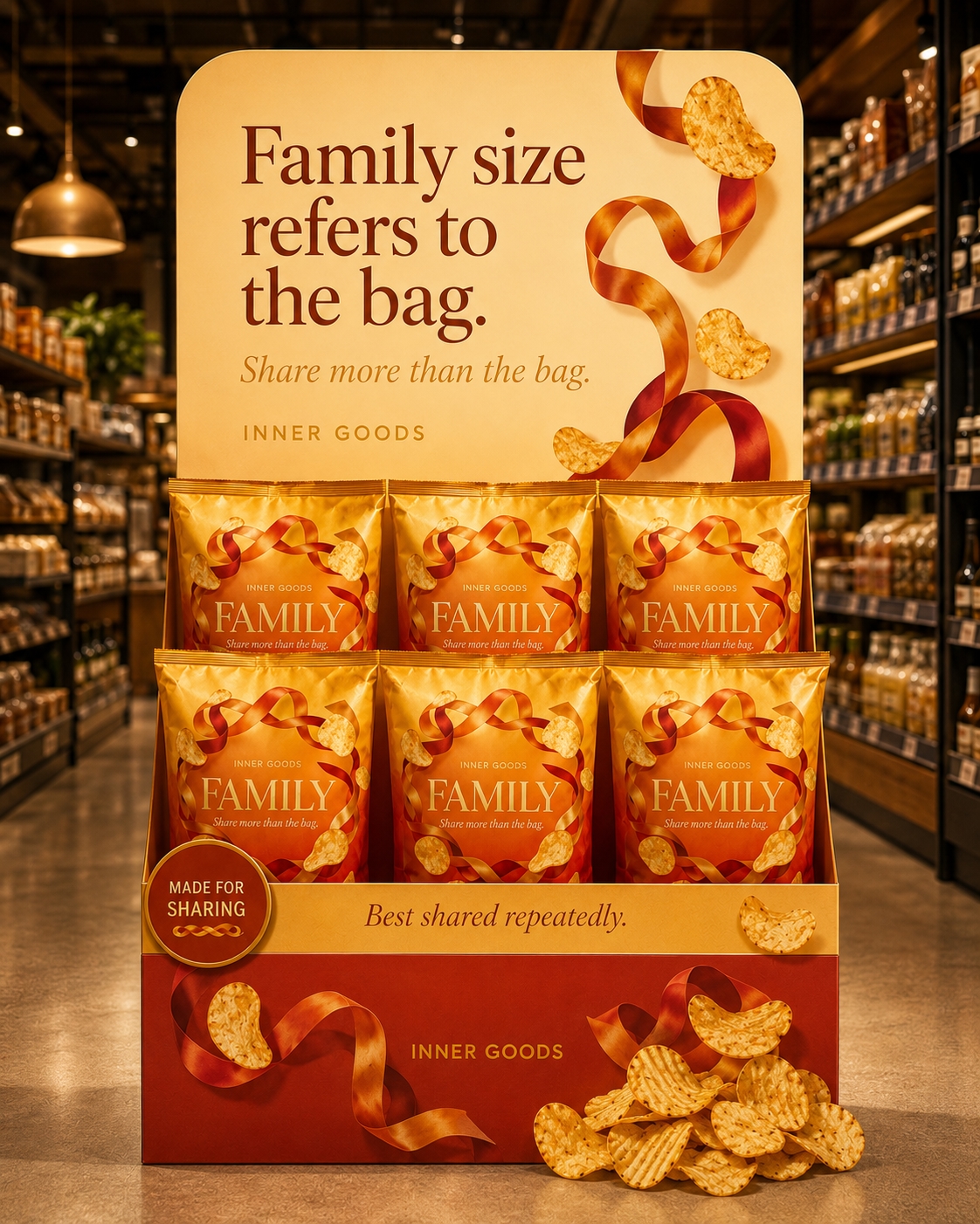 Family: point-of-sale display